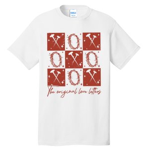 Checked Valentine Xoxo The Original Love Letters Tall T-Shirt