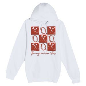 Checked Valentine Xoxo The Original Love Letters Premium Pullover Hoodie