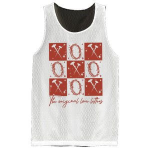 Checked Valentine Xoxo The Original Love Letters Mesh Reversible Basketball Jersey Tank