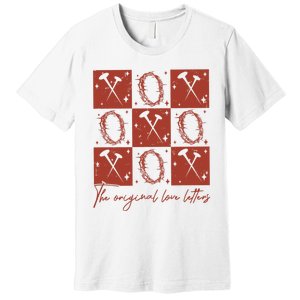 Checked Valentine Xoxo The Original Love Letters Premium T-Shirt