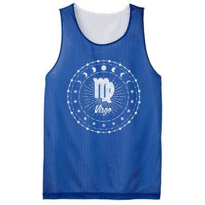 Celestial Virgo Zodiac Symbol Cute Gift Mesh Reversible Basketball Jersey Tank