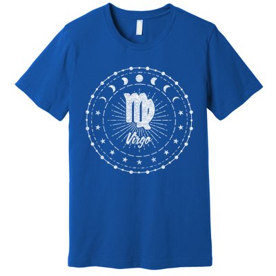 Celestial Virgo Zodiac Symbol Cute Gift Premium T-Shirt