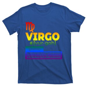 Colorful Virgo Zodiac Qualities Gift T-Shirt