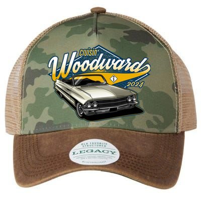 Cruisin Woodward 1962 Cadillac Coupe 2024 Legacy Tie Dye Trucker Hat