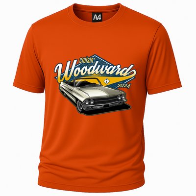 Cruisin Woodward 1962 Cadillac Coupe 2024 Cooling Performance Crew T-Shirt