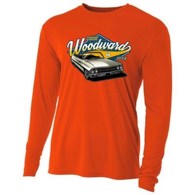 Cruisin Woodward 1962 Cadillac Coupe 2024 Cooling Performance Long Sleeve Crew