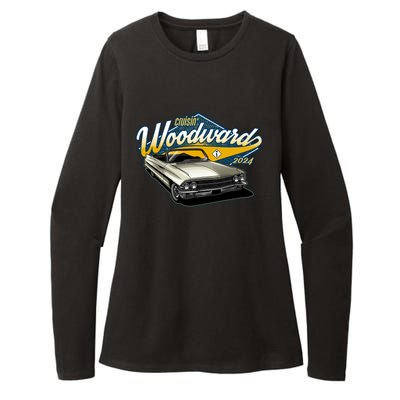 Cruisin Woodward 1962 Cadillac Coupe 2024 Womens CVC Long Sleeve Shirt