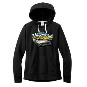 Cruisin Woodward 1962 Cadillac Coupe 2024 Women's Fleece Hoodie