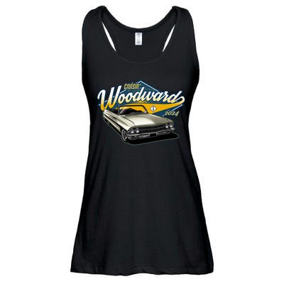 Cruisin Woodward 1962 Cadillac Coupe 2024 Ladies Essential Flowy Tank