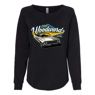 Cruisin Woodward 1962 Cadillac Coupe 2024 Womens California Wash Sweatshirt