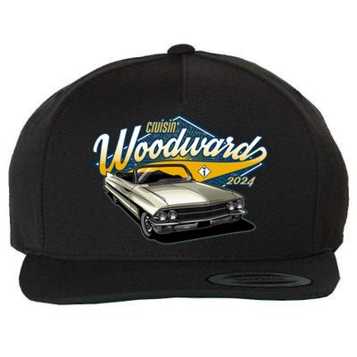 Cruisin Woodward 1962 Cadillac Coupe 2024 Wool Snapback Cap