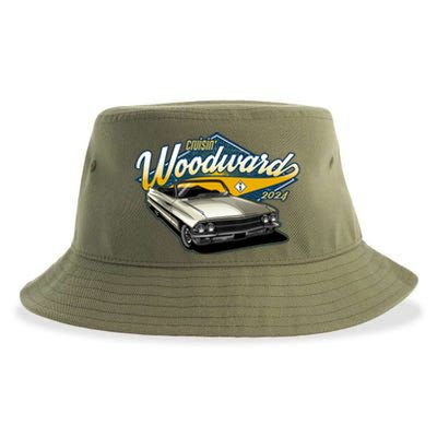 Cruisin Woodward 1962 Cadillac Coupe 2024 Sustainable Bucket Hat