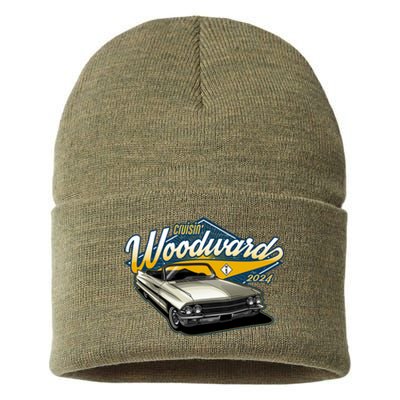 Cruisin Woodward 1962 Cadillac Coupe 2024 Sustainable Knit Beanie