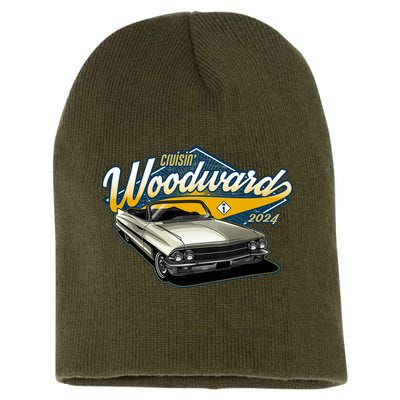Cruisin Woodward 1962 Cadillac Coupe 2024 Short Acrylic Beanie