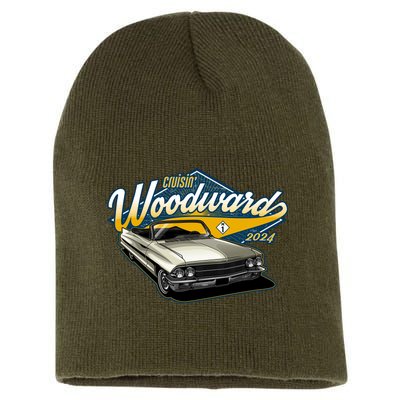 Cruisin Woodward 1962 Cadillac Coupe 2024 Short Acrylic Beanie