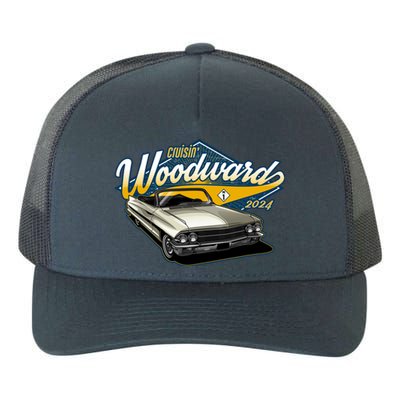 Cruisin Woodward 1962 Cadillac Coupe 2024 Yupoong Adult 5-Panel Trucker Hat