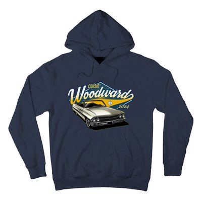 Cruisin Woodward 1962 Cadillac Coupe 2024 Hoodie