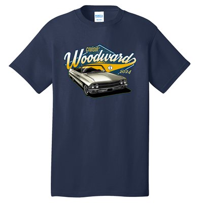 Cruisin Woodward 1962 Cadillac Coupe 2024 Tall T-Shirt