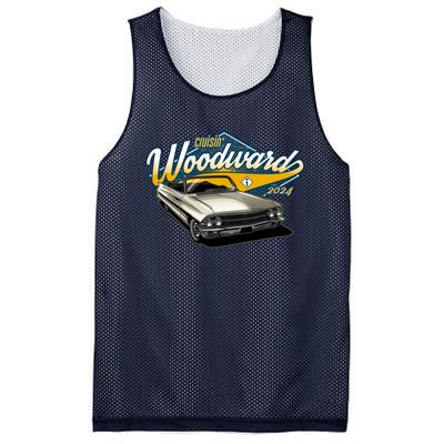 Cruisin Woodward 1962 Cadillac Coupe 2024 Mesh Reversible Basketball Jersey Tank