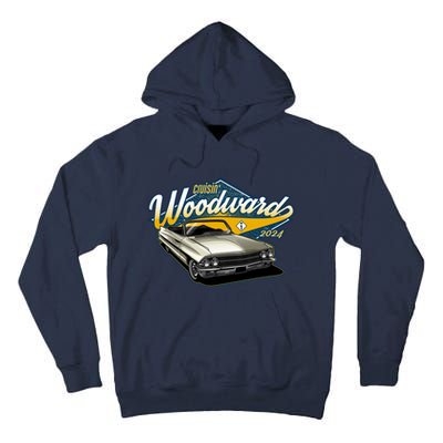 Cruisin Woodward 1962 Cadillac Coupe 2024 Tall Hoodie