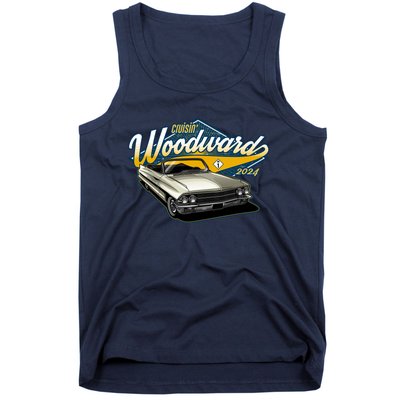 Cruisin Woodward 1962 Cadillac Coupe 2024 Tank Top