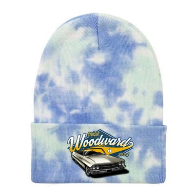 Cruisin Woodward 1962 Cadillac Coupe 2024 Tie Dye 12in Knit Beanie