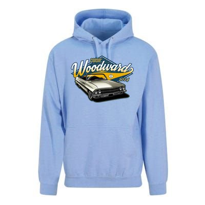 Cruisin Woodward 1962 Cadillac Coupe 2024 Unisex Surf Hoodie