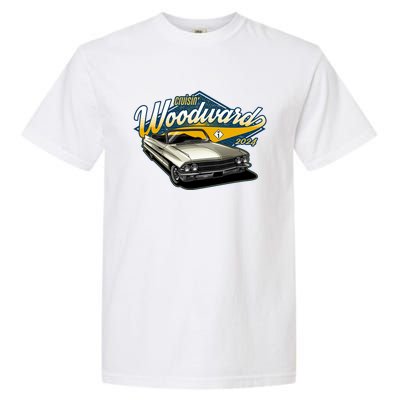 Cruisin Woodward 1962 Cadillac Coupe 2024 Garment-Dyed Heavyweight T-Shirt