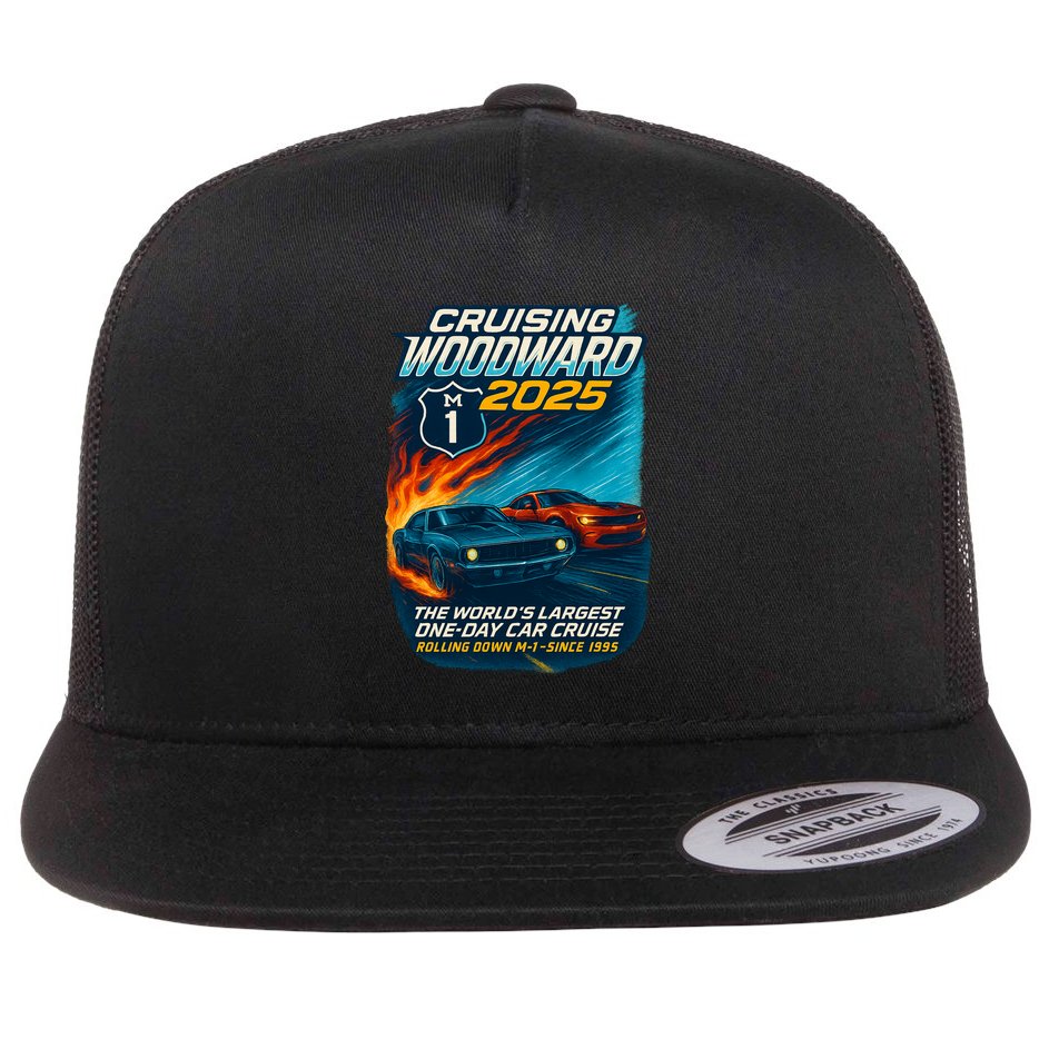 Cruising Woodward 2025 Flat Bill Trucker Hat