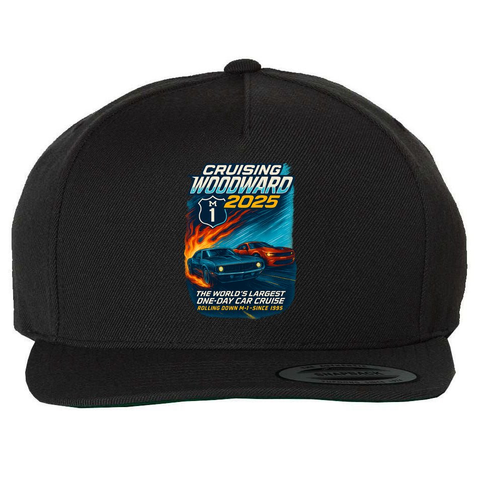 Cruising Woodward 2025 Wool Snapback Cap