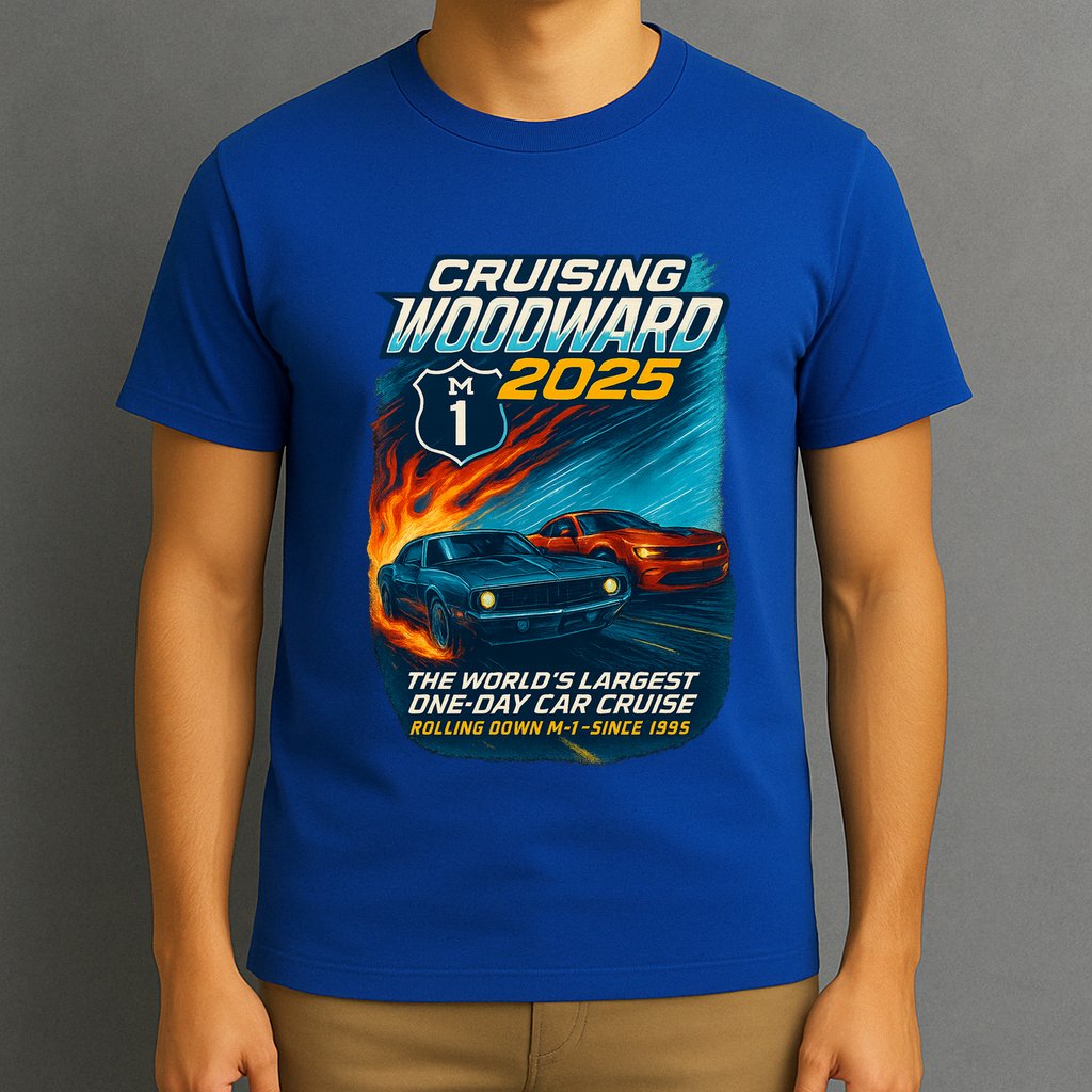 Cruising Woodward 2025 T-Shirt