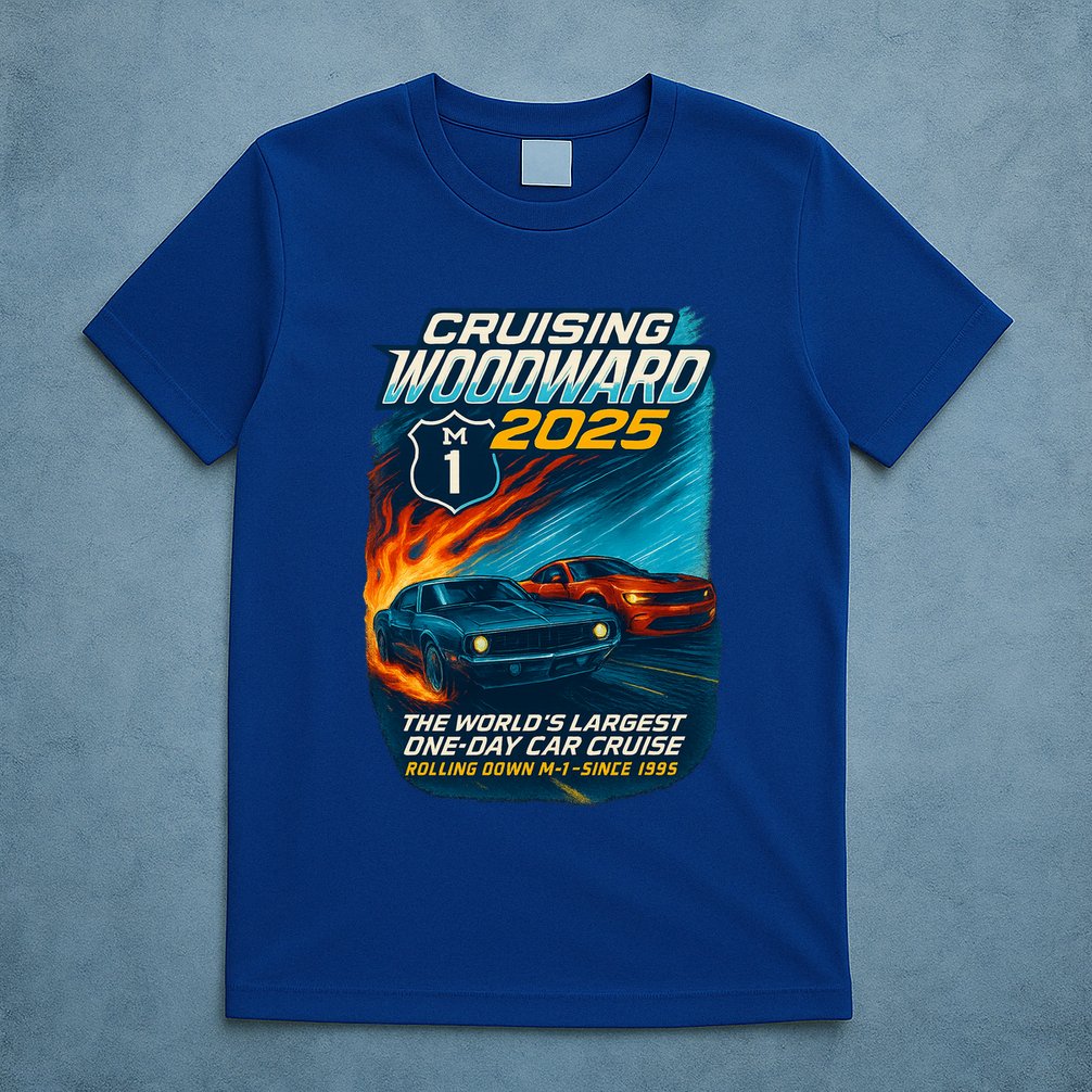Cruising Woodward 2025 T-Shirt