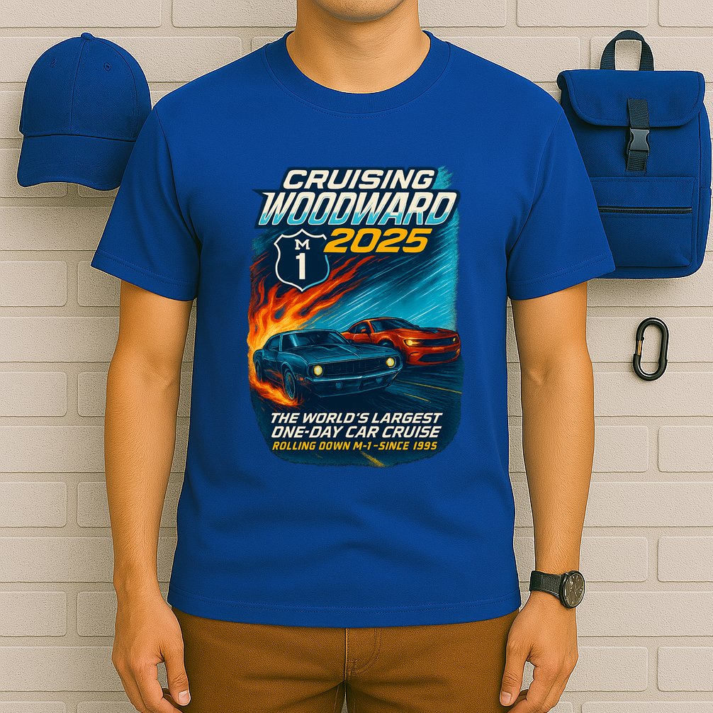Cruising Woodward 2025 T-Shirt