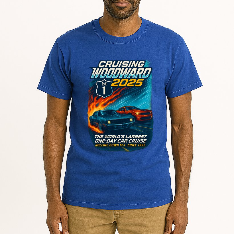 Cruising Woodward 2025 Tall T-Shirt