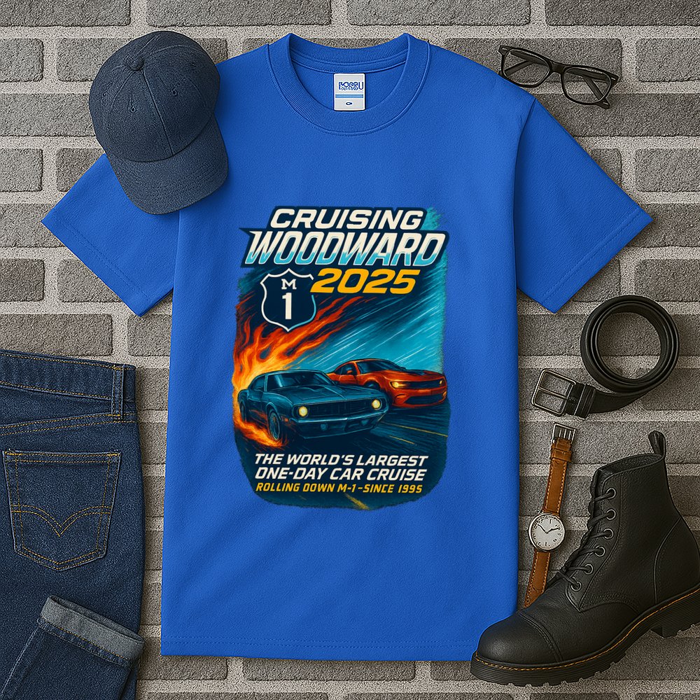 Cruising Woodward 2025 Tall T-Shirt