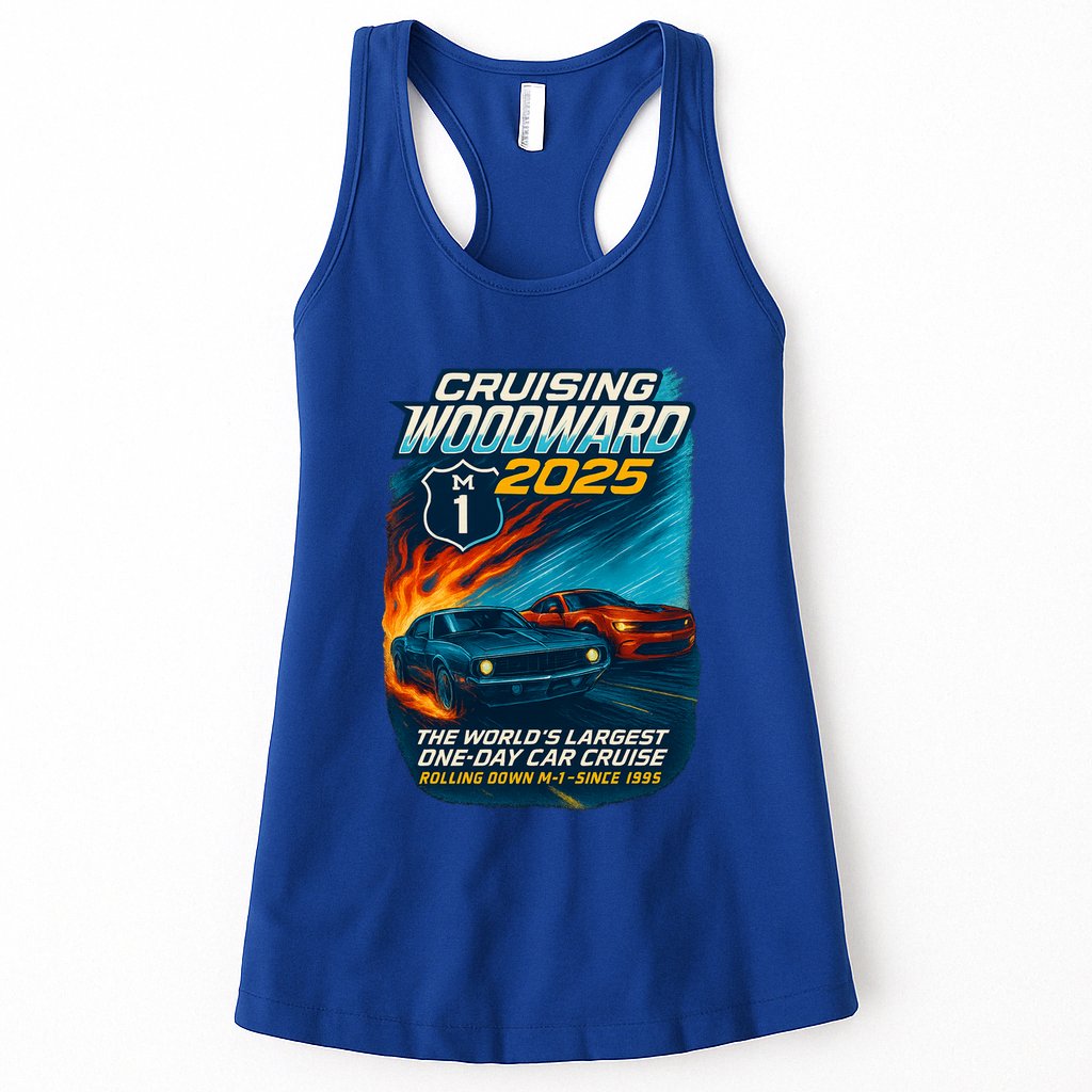 Cruising Woodward 2025 Womens Tank Top