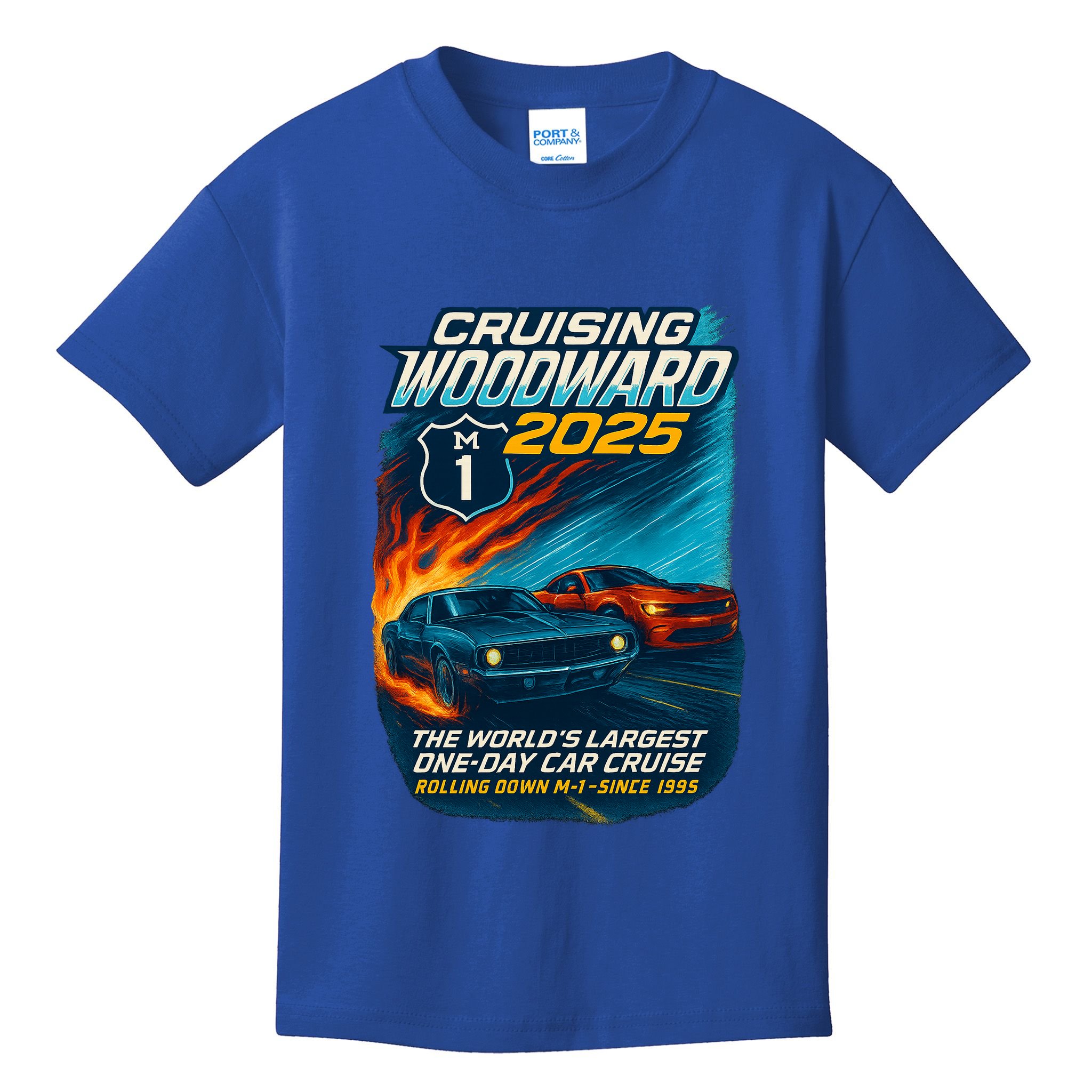 Cruising Woodward 2025 Kids T-Shirt