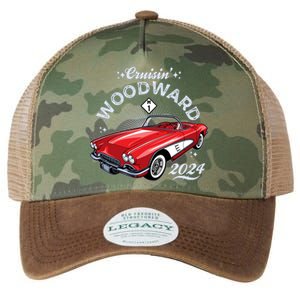 Cruisin Woodward 2024 1961 Chevrolet Corvette Legacy Tie Dye Trucker Hat