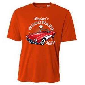 Cruisin Woodward 2024 1961 Chevrolet Corvette Cooling Performance Crew T-Shirt