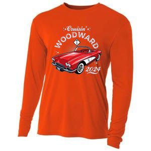 Cruisin Woodward 2024 1961 Chevrolet Corvette Cooling Performance Long Sleeve Crew