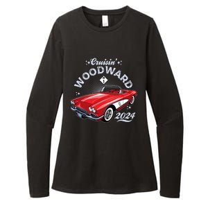 Cruisin Woodward 2024 1961 Chevrolet Corvette Womens CVC Long Sleeve Shirt