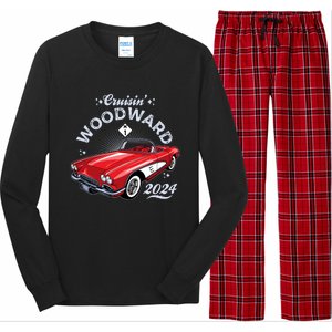 Cruisin Woodward 2024 1961 Chevrolet Corvette Long Sleeve Pajama Set