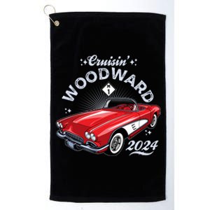 Cruisin Woodward 2024 1961 Chevrolet Corvette Platinum Collection Golf Towel