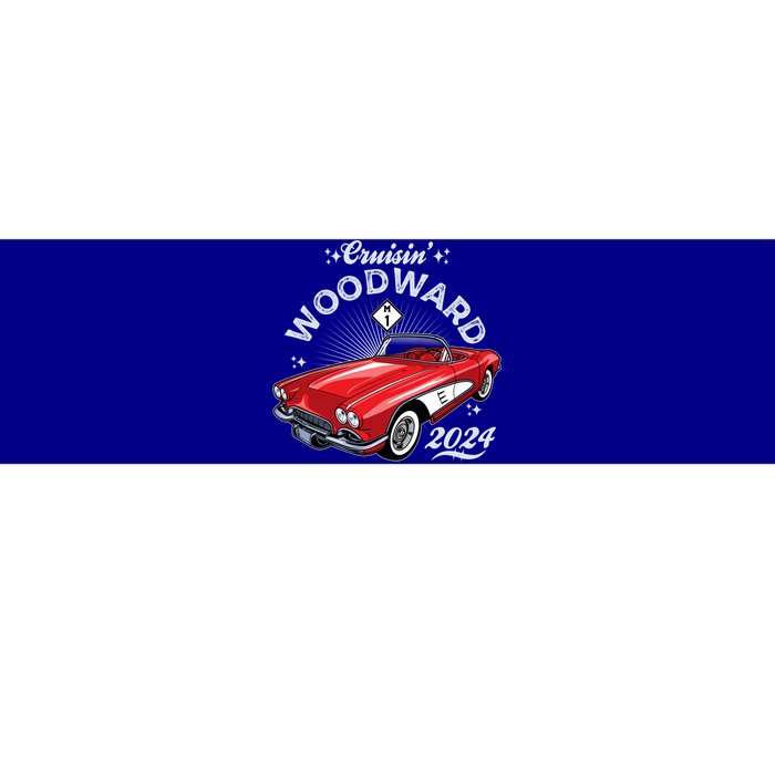 Cruisin Woodward 2024 1961 Chevrolet Corvette Bumper Sticker