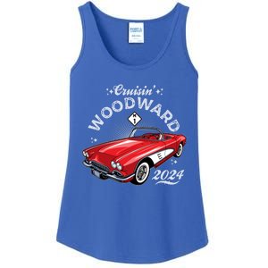 Cruisin Woodward 2024 1961 Chevrolet Corvette Ladies Essential Tank