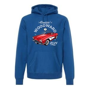 Cruisin Woodward 2024 1961 Chevrolet Corvette Premium Hoodie