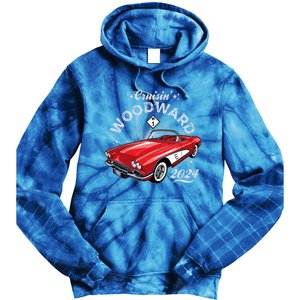 Cruisin Woodward 2024 1961 Chevrolet Corvette Tie Dye Hoodie