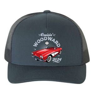 Cruisin Woodward 2024 1961 Chevrolet Corvette Yupoong Adult 5-Panel Trucker Hat