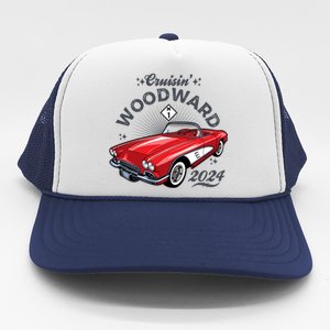 Cruisin Woodward 2024 1961 Chevrolet Corvette Trucker Hat