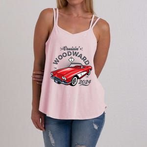 Cruisin Woodward 2024 1961 Chevrolet Corvette Women's Strappy Tank